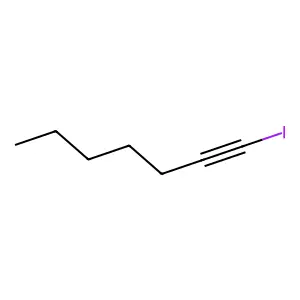 1-Iodo-1-heptyne structure