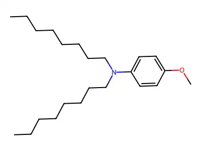 N,N-Dioctyl-p-anisidine structure