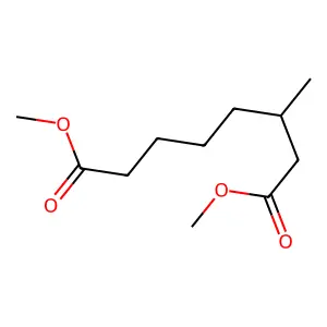 Dimethyl 3-methyloctanedioate structure