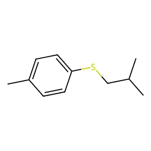 1-Methyl-4-((2-methylpropyl)thio)benzene structure