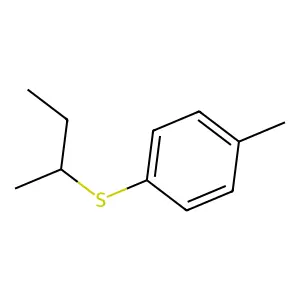 sec-Butyl p-tolyl sulfide structure