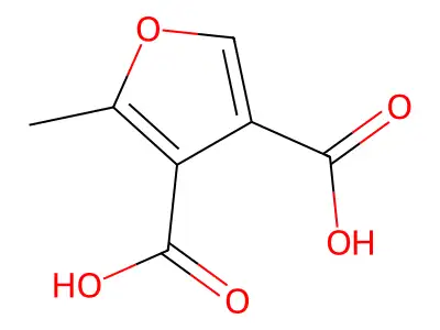 2-methylfuran-3,4-dicarboxylic Acid structure