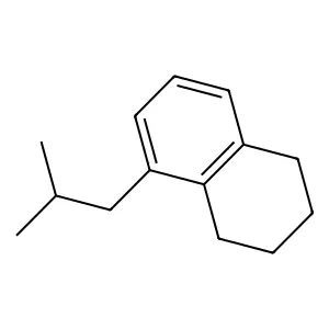 Naphthalene, 1,2,3,4-tetrahydro-5-isobutyl- structure