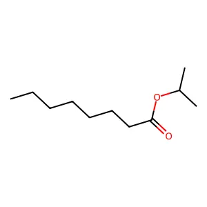 Isopropyl caprylate structure