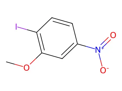 1-Iodo-2-methoxy-4-nitrobenzene structure
