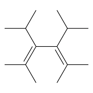 2,4-Hexadiene, 2,5-dimethyl-3,4-bis(1-methylethyl)- structure