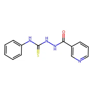 N-[(Phenylcarbamothioyl)amino]pyridine-3-carboxamide structure