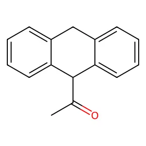 Ethanone, 1-(9,10-dihydro-9-anthracenyl)- structure