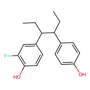 2-Fluorohexestrol structure