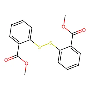 Dimethyl 2,2'-dithiobisbenzoate structure