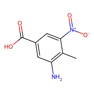 3-Amino-4-methyl-5-nitrobenzoic acid structure