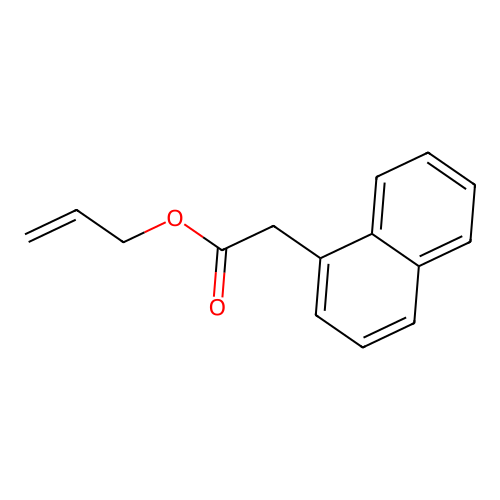 Prop-2-en-1-yl naphthalen-1-ylacetate structure