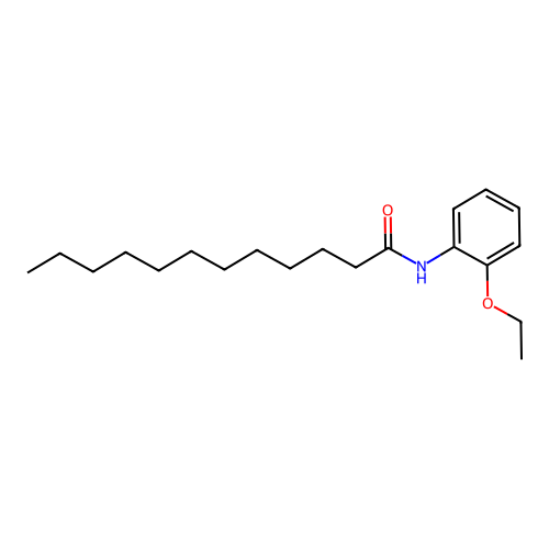 N-(2-ethoxyphenyl)dodecanamide structure
