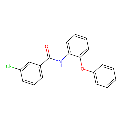 3-chloro-N-(2-phenoxyphenyl)benzamide structure