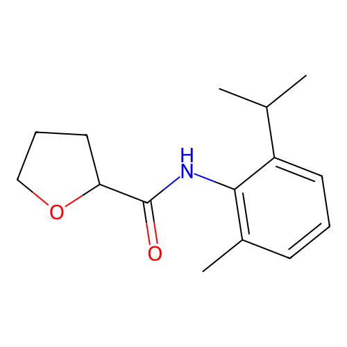 N-(2-methyl-6-propan-2-ylphenyl)oxolane-2-carboxamide structure