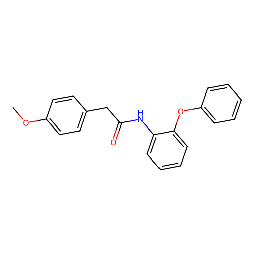 2-(4-methoxyphenyl)-N-(2-phenoxyphenyl)acetamide structure