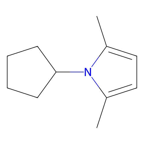 1-Cyclopentyl-2,5-dimethyl-1H-pyrrole structure