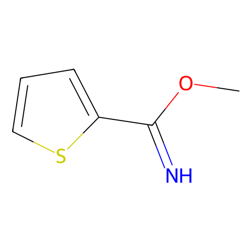 Methyl 2-thiophenecarboximidate structure