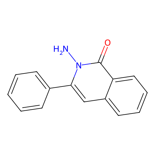 2-Amino-3-phenylisocarbostyril structure