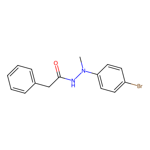 N'-(4-bromophenyl)-N'-methyl-2-phenylacetohydrazide structure
