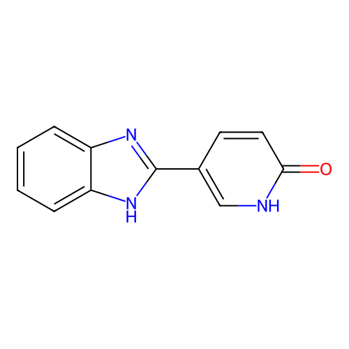 5-(1H-benzoimidazol-2-yl)-1H-pyridin-2-one structure