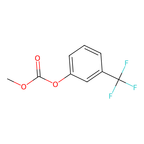 Carbonic acid, methyl 3-(trifluoromethyl)phenyl ester structure