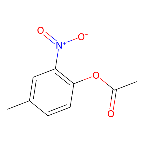 4-Methyl-2-nitrophenyl acetate structure