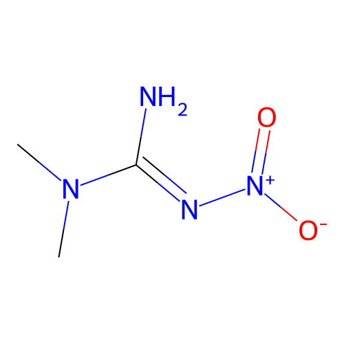 1,1-Dimethyl-2-nitroguanidine structure