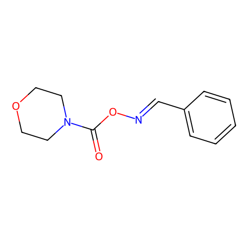 (Benzylideneamino) morpholine-4-carboxylate structure