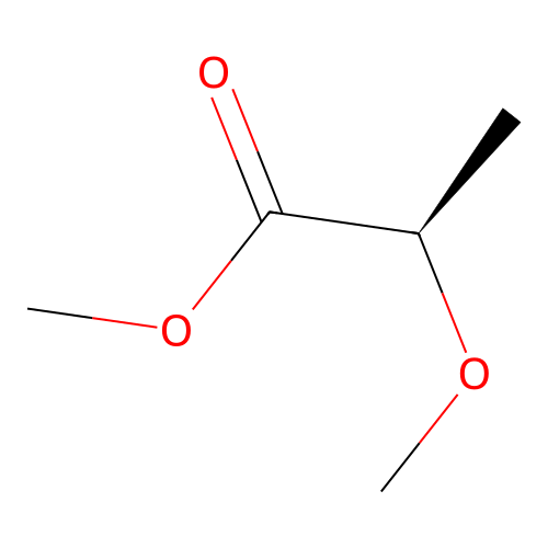 methyl (2R)-2-methoxypropanoate structure