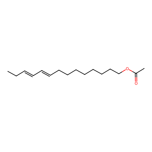 (E,E)-tetradeca-9,11-dienyl acetate structure