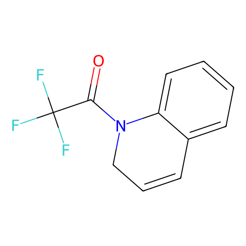Quinoline, 1,2-dihydro-1-trifluoroacetyl- structure