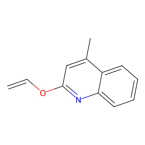 Quinoline, 4-methyl-2-(vinyloxy)- structure