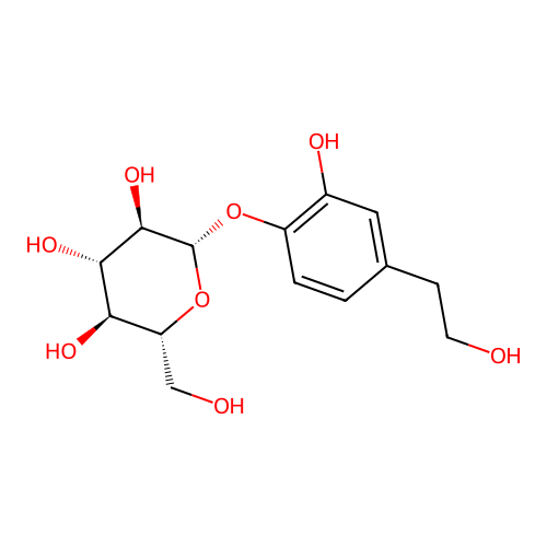 Hydroxytyrosol 4-O-glucoside structure