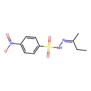 N'-(Butan-2-ylidene)-4-nitrobenzene-1-sulfonohydrazide structure