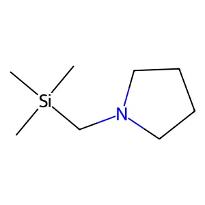 1-[(Trimethylsilyl)methyl]pyrrolidine structure