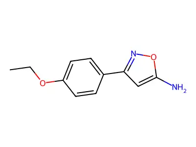 3-(4-Ethoxyphenyl)-1,2-oxazol-5-amine structure