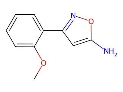 3-(2-Methoxyphenyl)-1,2-oxazol-5-amine structure