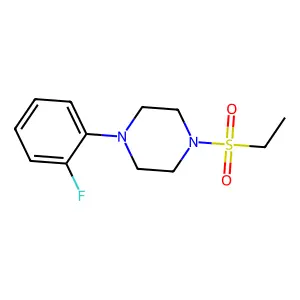 1-(Ethylsulfonyl)-4-(2-fluorophenyl)piperazine structure