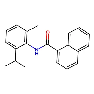N-(2-isopropyl-6-methylphenyl)-1-naphthamide structure