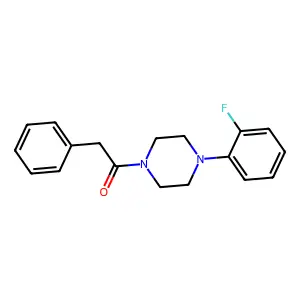 1-[4-(2-Fluorophenyl)piperazin-1-yl]-2-phenylethanone structure