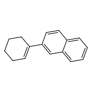 Naphthalene, 2-(1-cyclohexen-1-yl)- structure