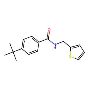 4-tert-butyl-N-(thiophen-2-ylmethyl)benzamide structure