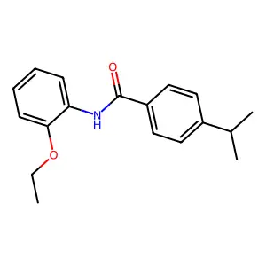 N-(2-ethoxyphenyl)-4-propan-2-ylbenzamide structure