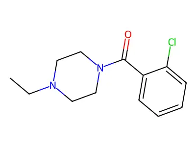 (2-Chlorophenyl)-(4-ethylpiperazin-1-yl)methanone structure