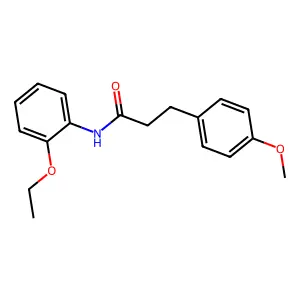 N-(2-乙氧基苯基)-3-(4-甲氧基苯基)丙酰胺 structure