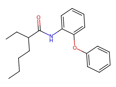 2-ethyl-N-(2-phenoxyphenyl)hexanamide structure