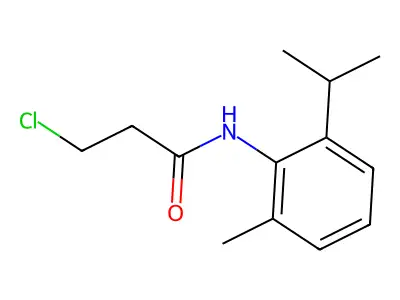 3-Chloro-N-(2-isopropyl-6-methylphenyl)propanamide structure