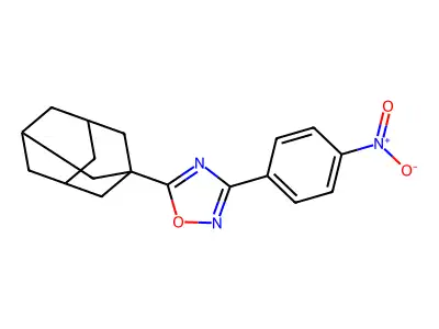 5-(1-Adamantyl)-3-(4-nitrophenyl)-1,2,4-oxadiazole structure