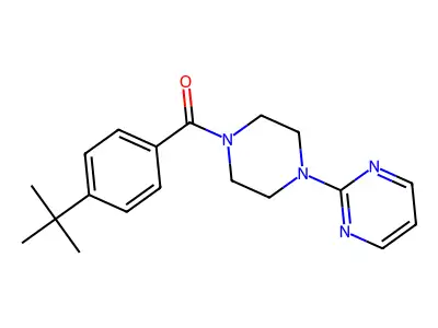 2-[4-(4-Tert-butylbenzoyl)piperazin-1-yl]pyrimidine structure